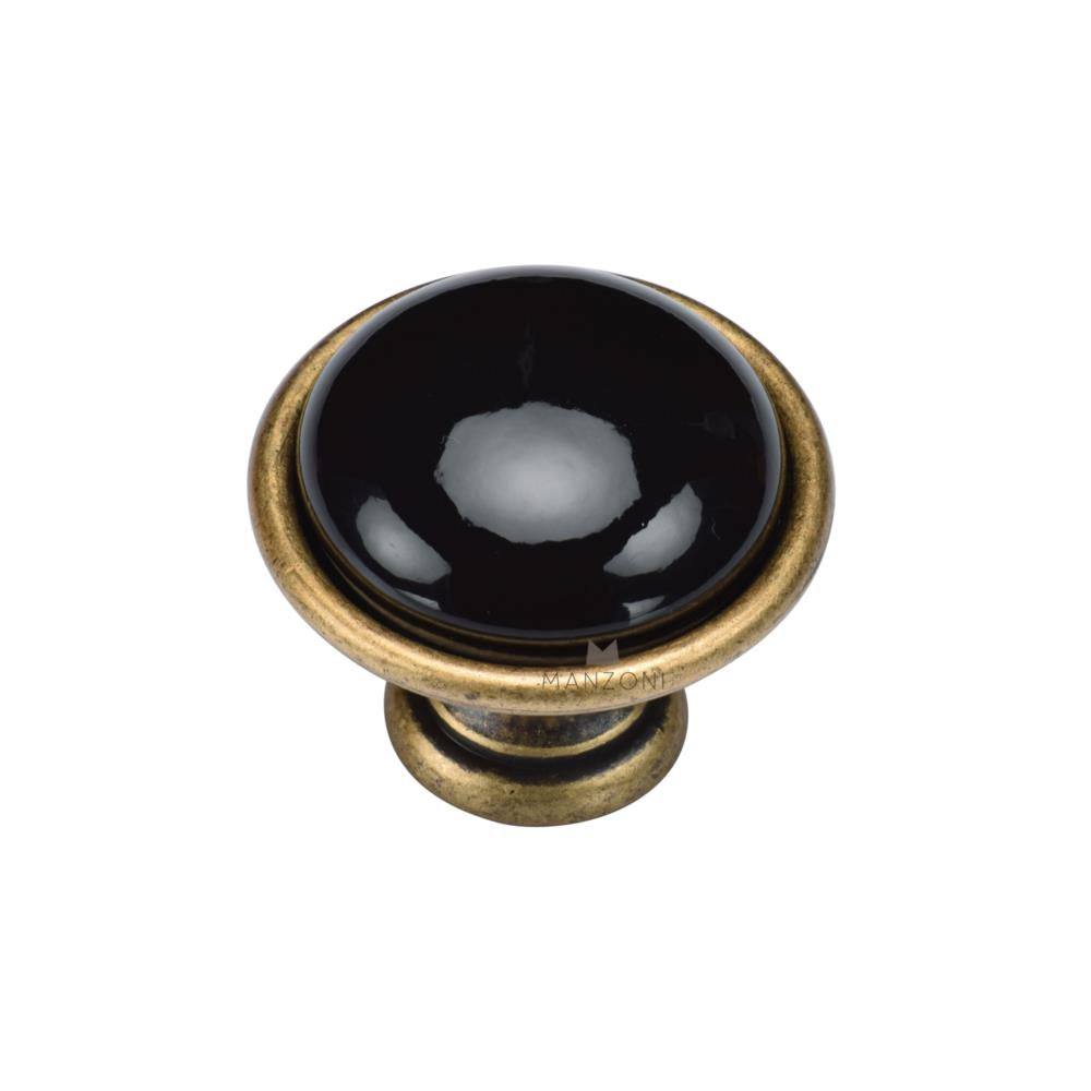 Ashley Norton MB4316 Dome Knob in Distressed Brass