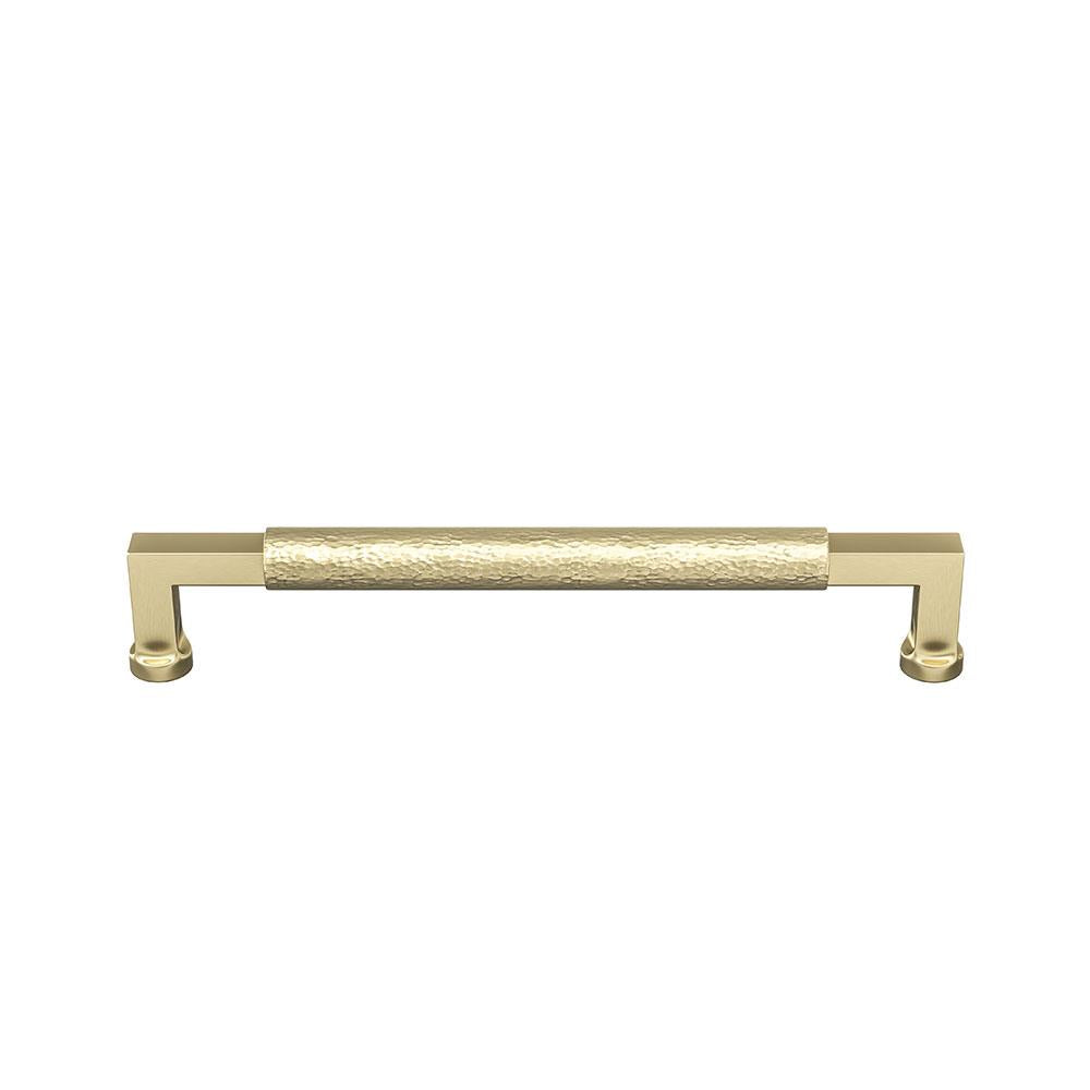Ashley Norton V1317 Hammered Bauhaus Appliance Pull in Satin Brass