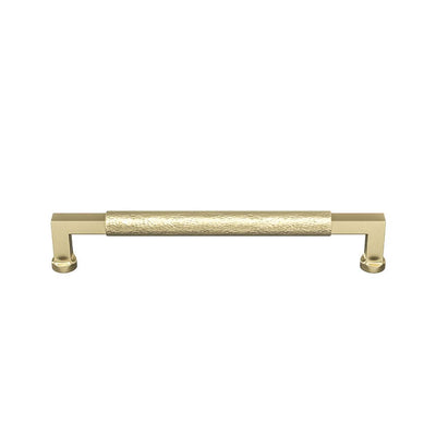 Ashley Norton V1317 Hammered Bauhaus Appliance Pull in Satin Brass