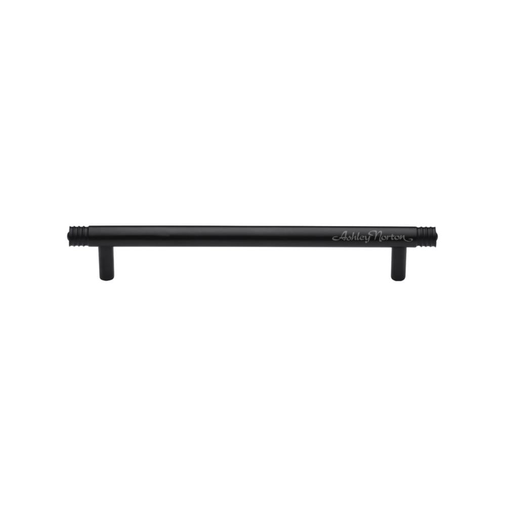 Ashley Norton MT4446 Zurich Ridged Pull in Flat Black