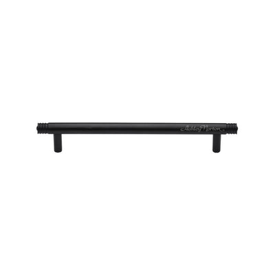 Ashley Norton MT4446 Zurich Ridged Pull in Flat Black
