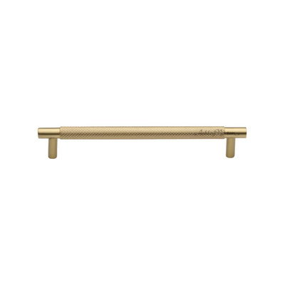 Ashley Norton MT4461 Bern Partial Knurled Pull in Satin Brass