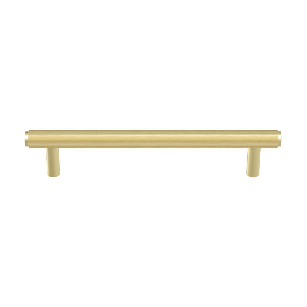 Ashley Norton V1447 Lucerne Reeded Appliance Pull in Satin Brass