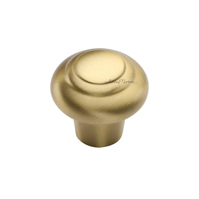 Ashley Norton MT3985 Bead Knob in Satin Brass