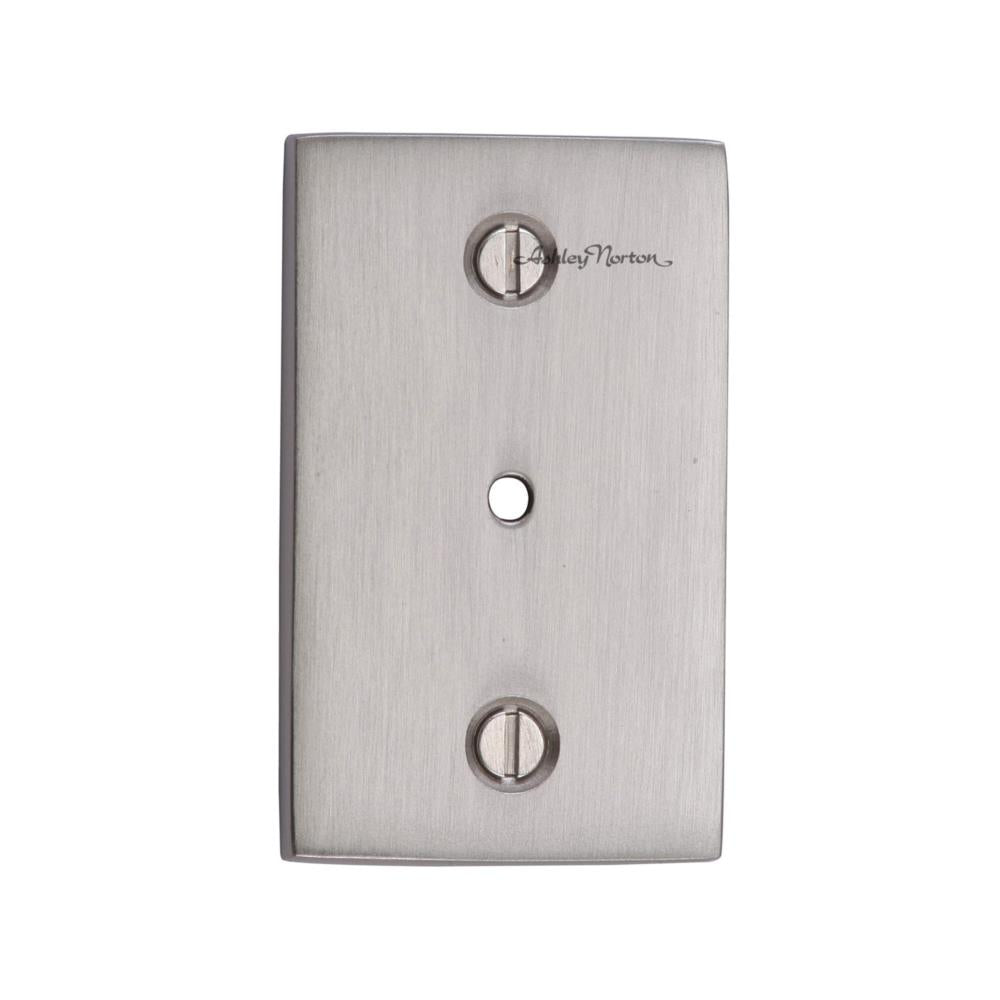 Ashley Norton MT42SQ Rectangular Backplate in Satin Nickel