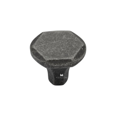 Ashley Norton MG0826 Parisian Knob in Vintage Black Iron