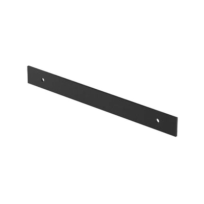 Ashley Norton MT42PL Brass Cabinet Backplate in Flat Black