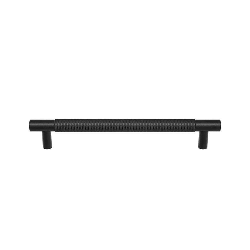 Ashley Norton V1465 Knurled Appliance Pull in Flat Black