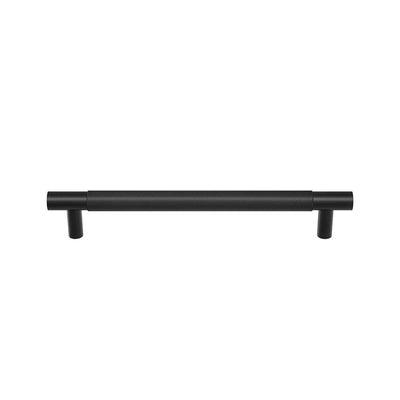 Ashley Norton V1465 Knurled Appliance Pull in Flat Black