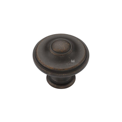 Ashley Norton MB4408 Domed Round Knob in Lacquered Bronze