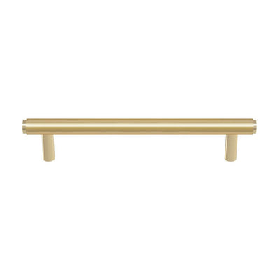 Ashley Norton V1447 Lucerne Reeded Appliance Pull in Unlacquered Brass