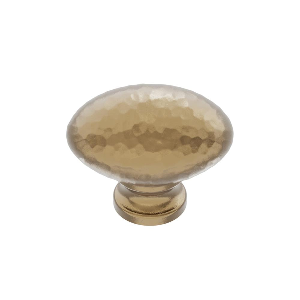 Ashley Norton H118 Hammered Egg Knob in Natural Bronze