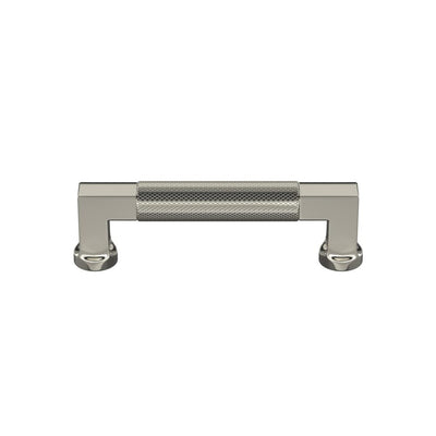 Ashley Norton MT0315 Knurled Bauhaus Cabinet Pull in Polished Nickel