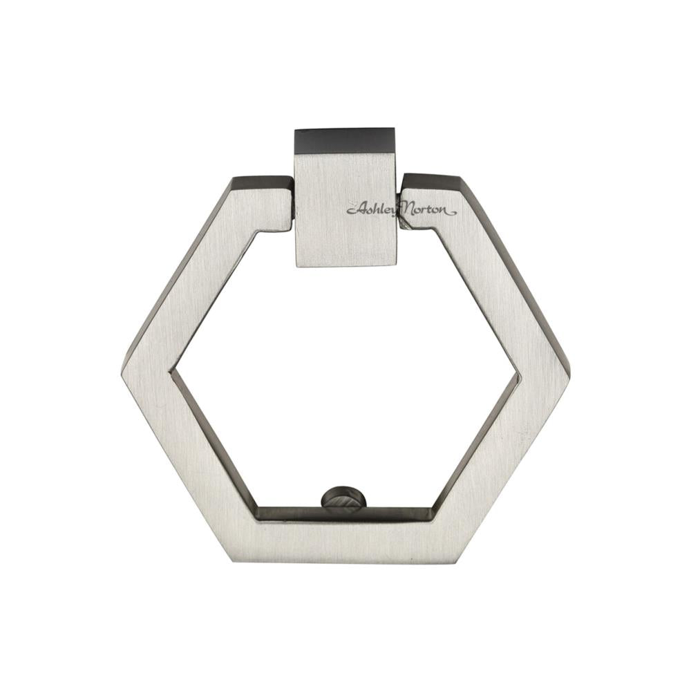 Ashley Norton MT6334 Open Hex Drop Pull in Satin Nickel