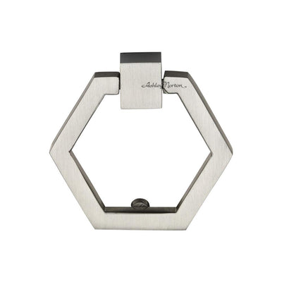 Ashley Norton MT6334 Open Hex Drop Pull in Satin Nickel