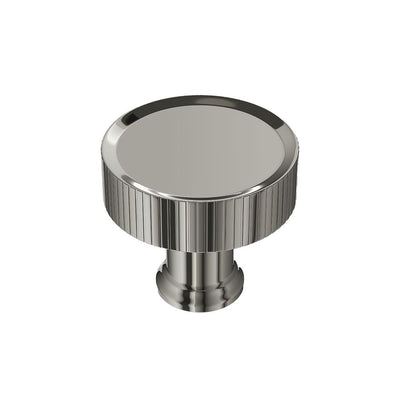 Ashley Norton MT4660 Blackburn Reeded Knob in Polished Nickel