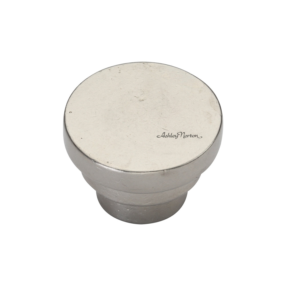 Ashley Norton 3624 Round Step Knob in White Bronze