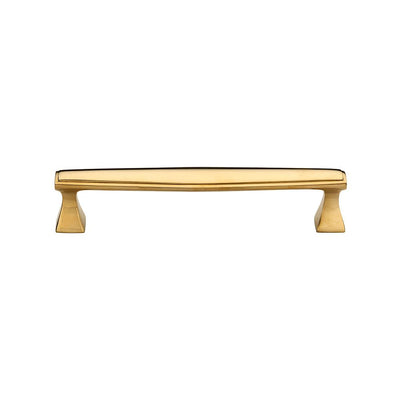 Ashley Norton MT0334 Deco Pull in Unlacquered Brass