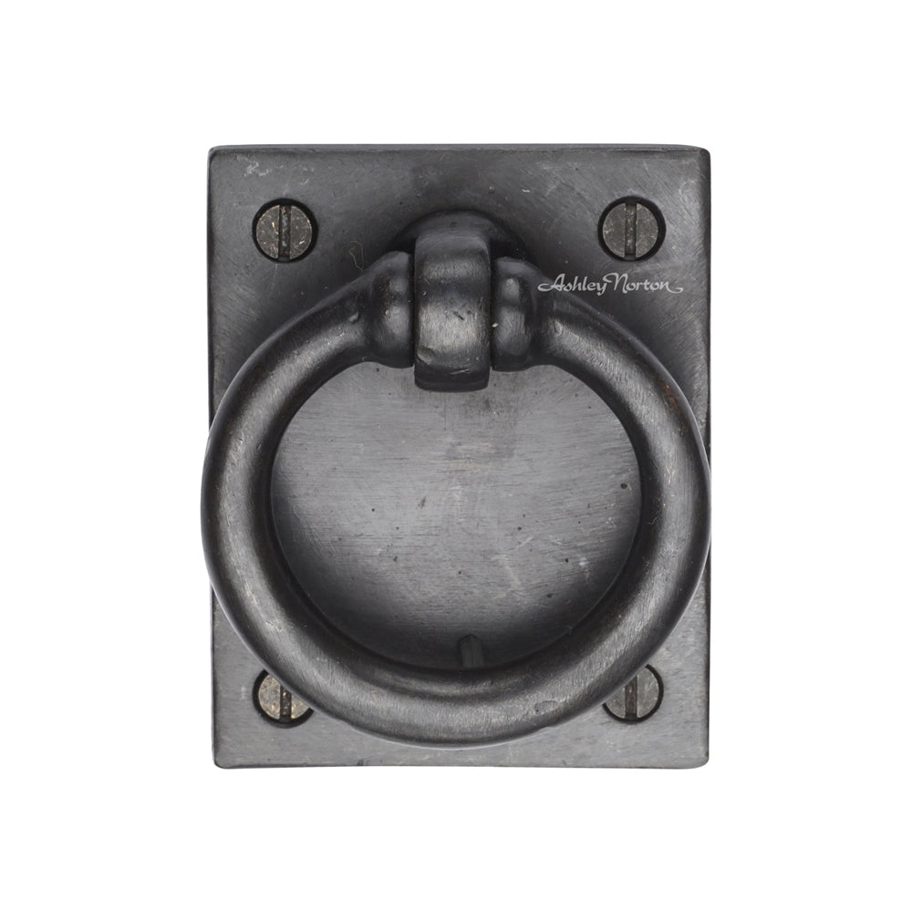 Ashley Norton 6367 Drop Pull on Plate in Dark Bronze
