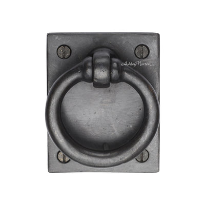 Ashley Norton 6367 Drop Pull on Plate in Dark Bronze