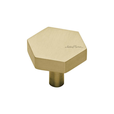 Ashley Norton MT4334 Brighton Cabinet Knob in Satin Brass