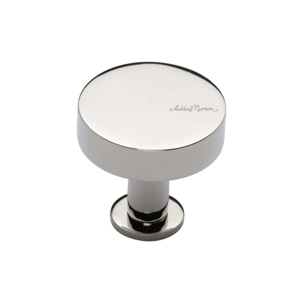 Ashley Norton MT3885 Bracknell Cabinet Knob in Polished Nickel