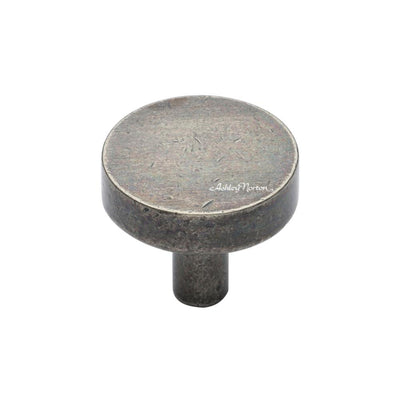 Ashley Norton 3884 Round Disc Knob in Medium White Bronze