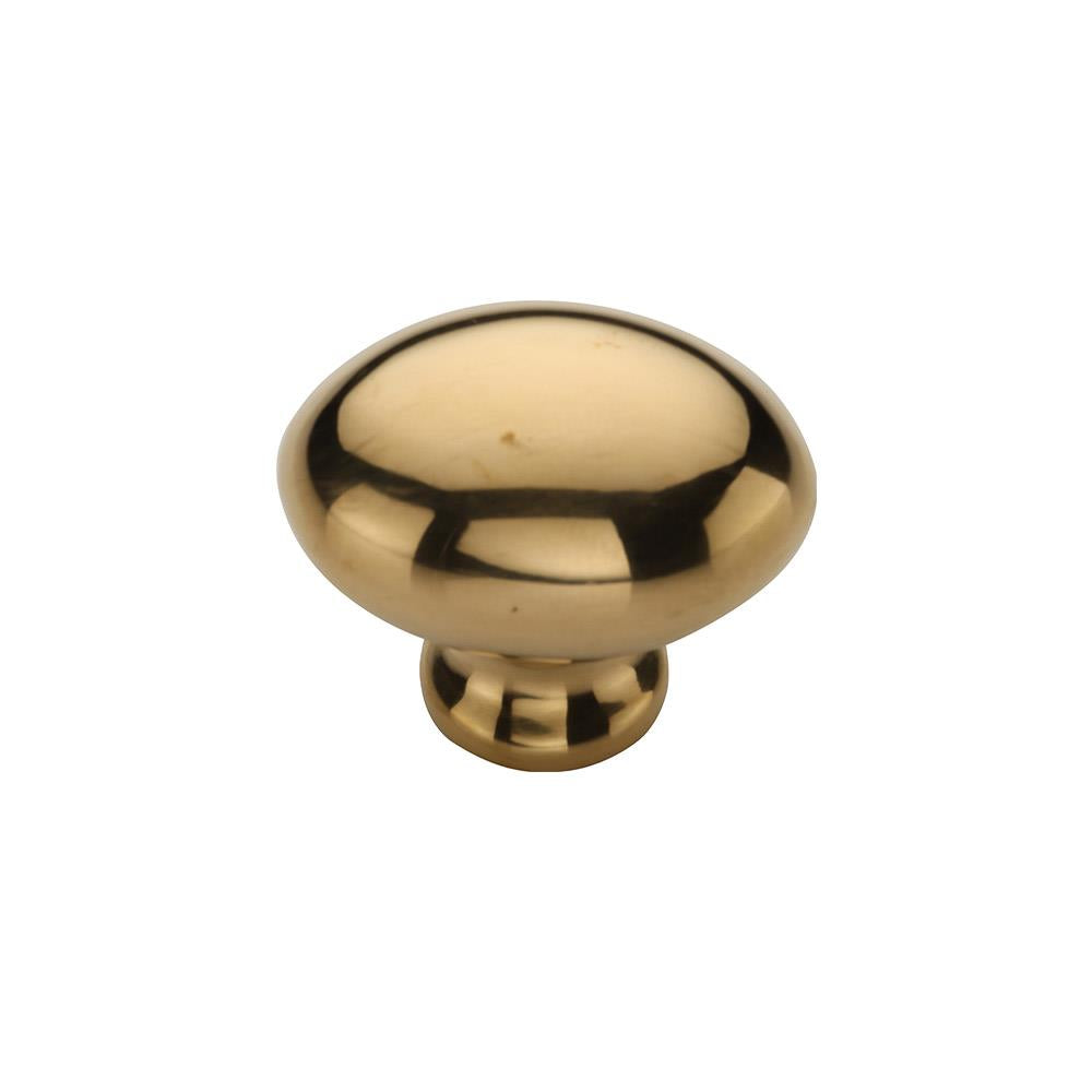 Ashley Norton MT0118 Egg Knob in Unlacquered Brass