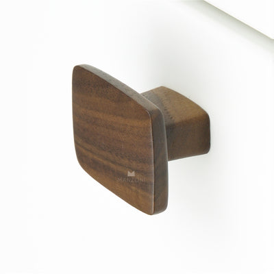 Ashley Norton MN4431 Rectangular Knob in Walnut