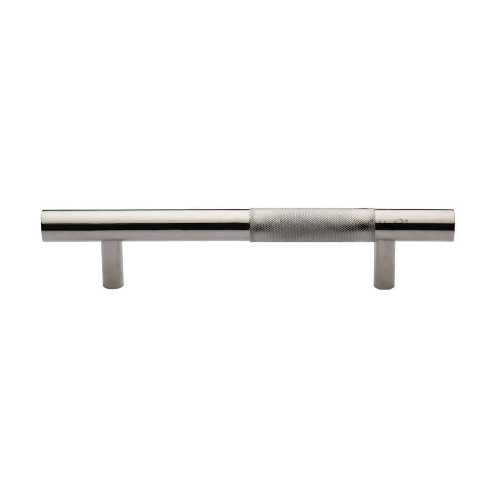 Ashley Norton V1365 Bar Knurled Appliance Pull in Polished Nickel