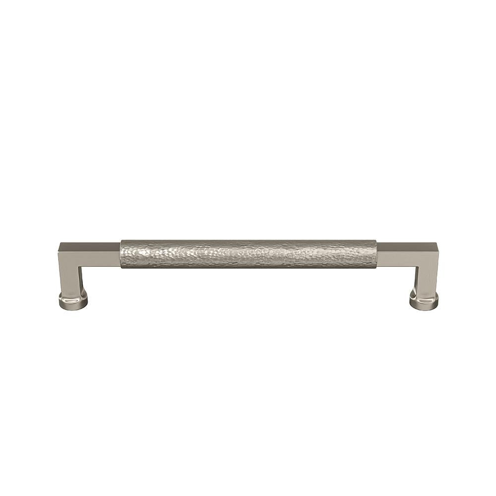 Ashley Norton V1317 Hammered Bauhaus Appliance Pull in Satin Nickel