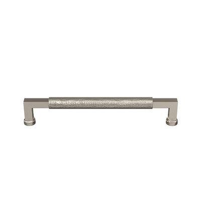 Ashley Norton V1317 Hammered Bauhaus Appliance Pull in Satin Nickel