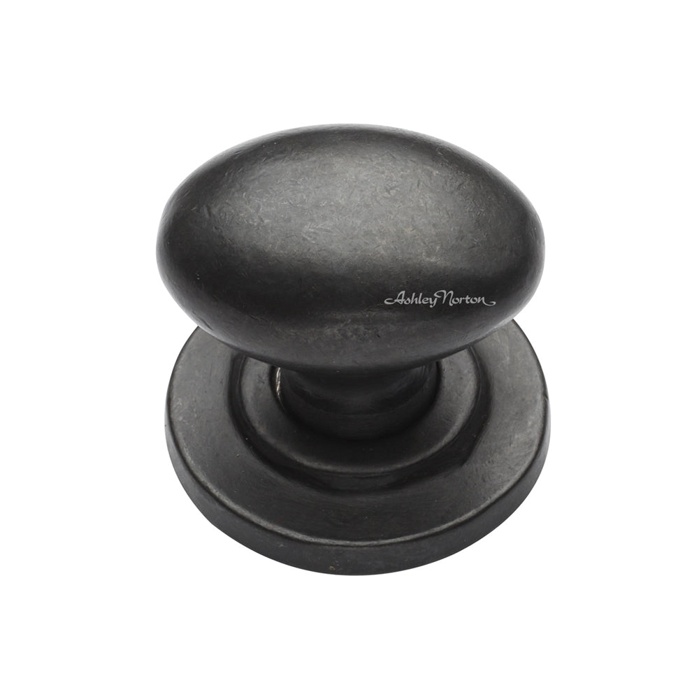 Ashley Norton 114 Egg Knob on Rose in Dark Bronze