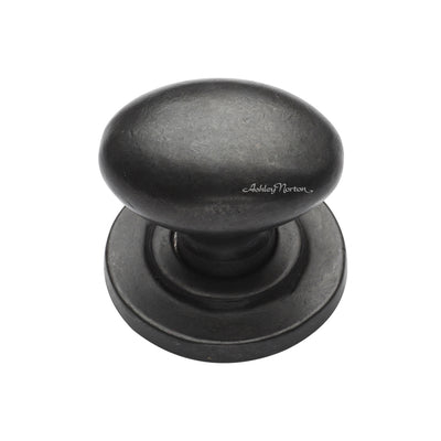 Ashley Norton 114 Egg Knob on Rose in Dark Bronze