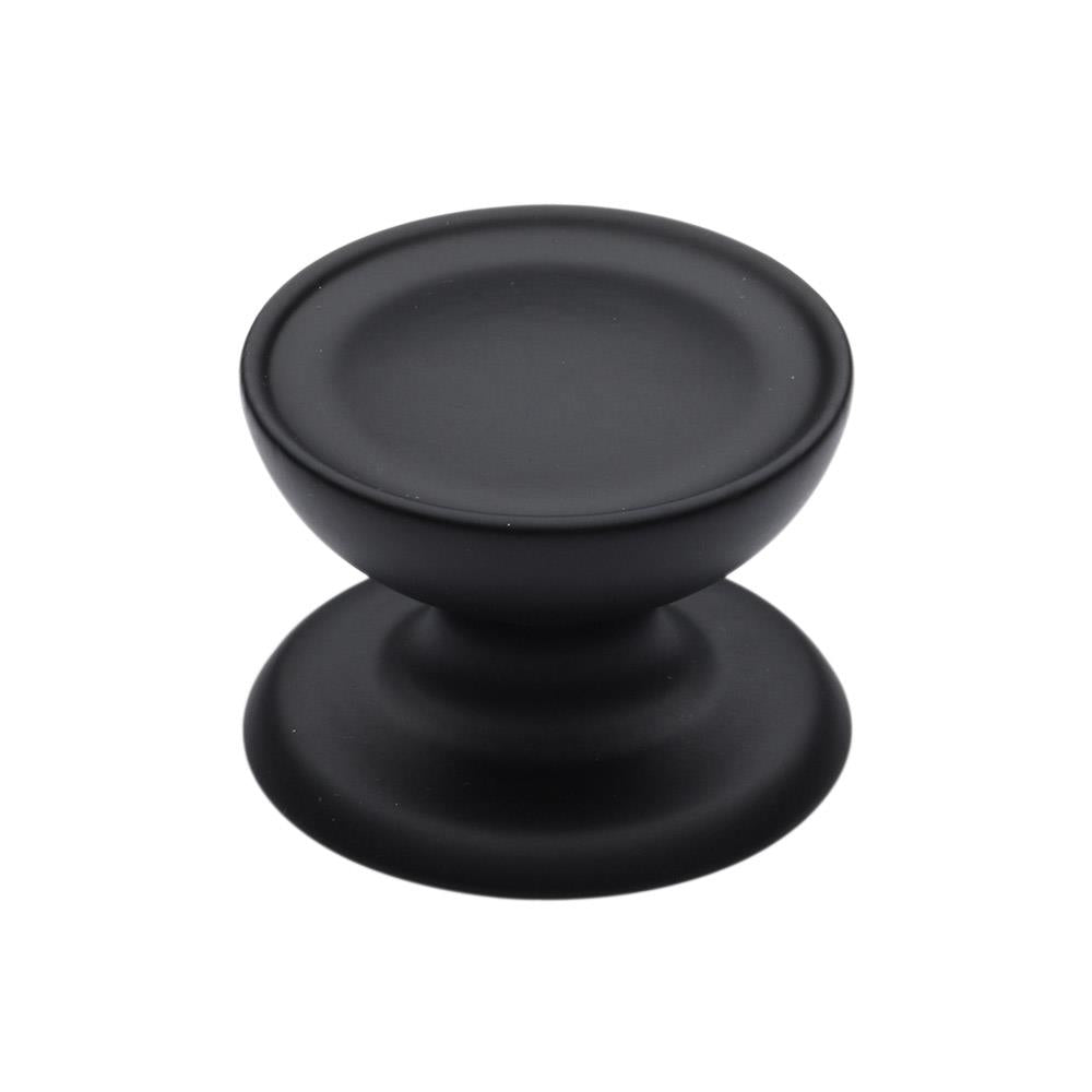 Ashley Norton MT4386 Beverly Knob in Flat Black