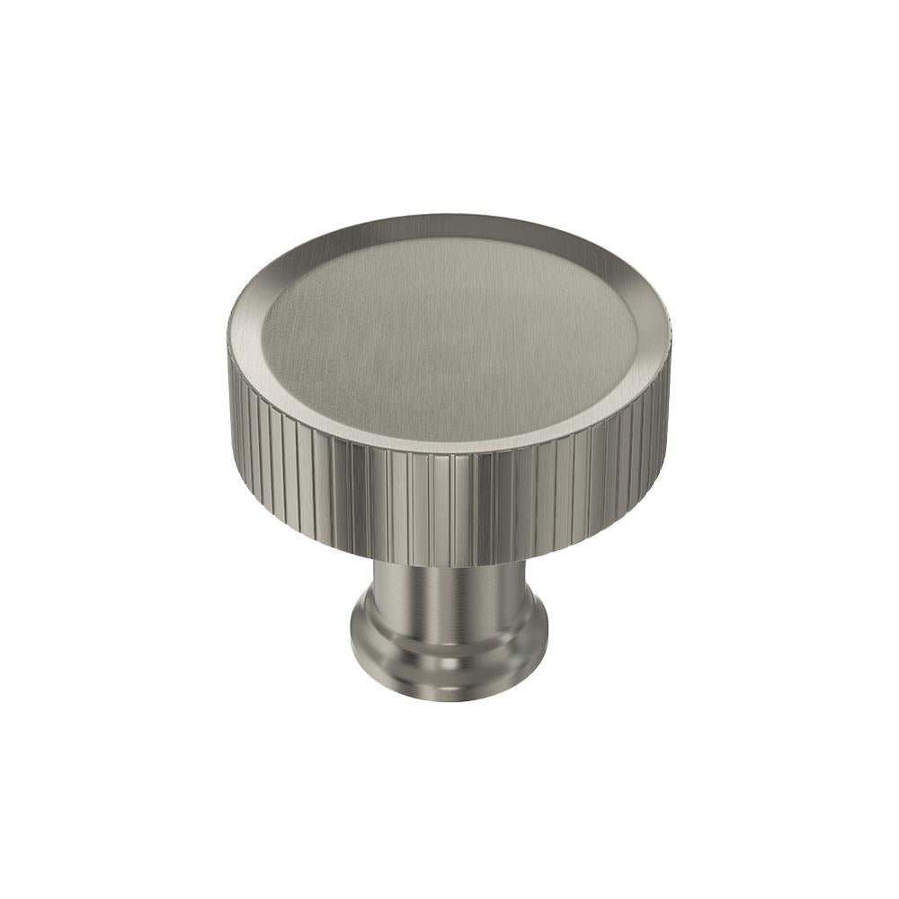 Ashley Norton MT4660 Blackburn Reeded Knob in Satin Nickel