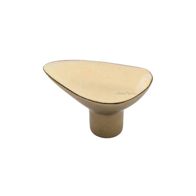 Ashley Norton 3920 Oblong Stone Knob in Natural Bronze