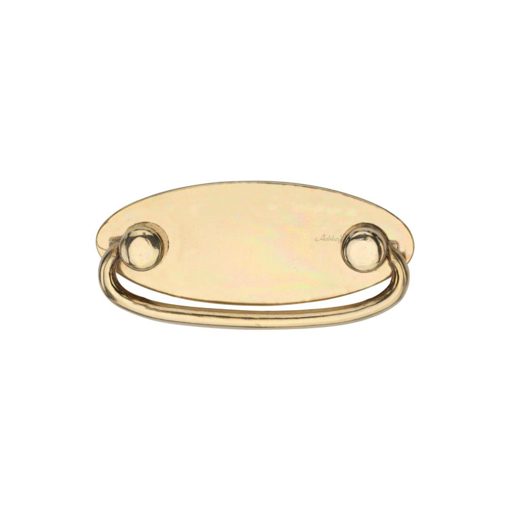 Ashley Norton 6266 Oval Drop Pull in Natural Bronze