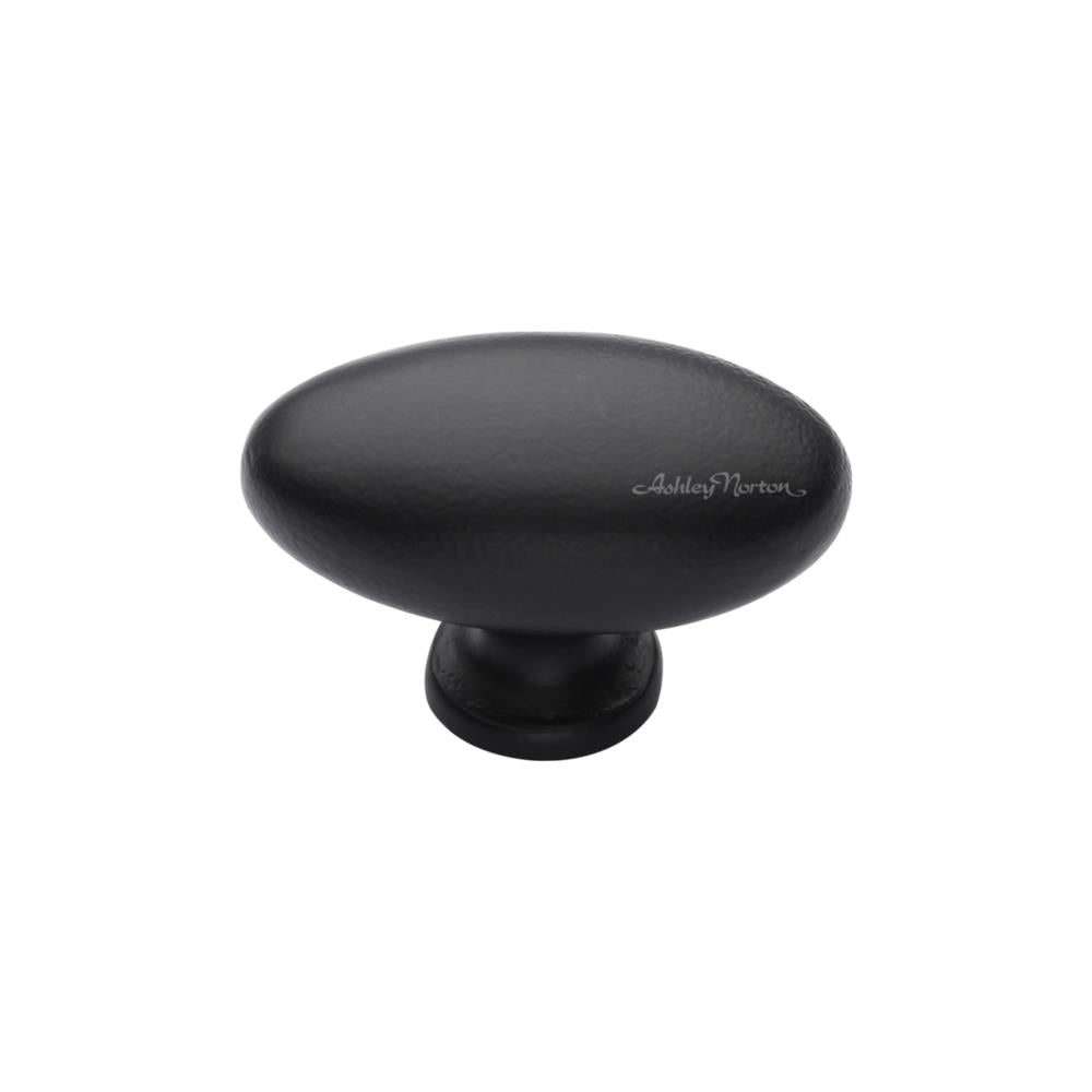 Ashley Norton 118 Egg Knob in Matte Black