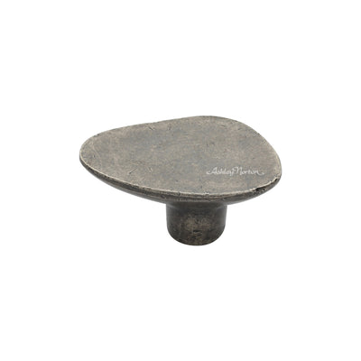 Ashley Norton 3920 Oblong Stone Knob in Medium White Bronze