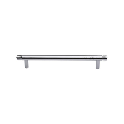 Ashley Norton MT4446 Zurich Ridged Pull in Polished Chrome