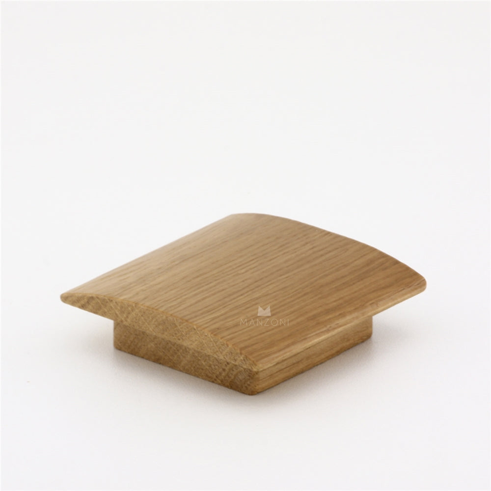 Ashley Norton MN4323 Square Convex Knob in Oak