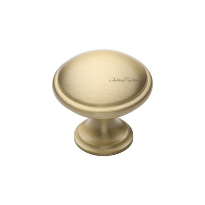 Ashley Norton MT3950 Adria Cabinet Knob in Satin Brass