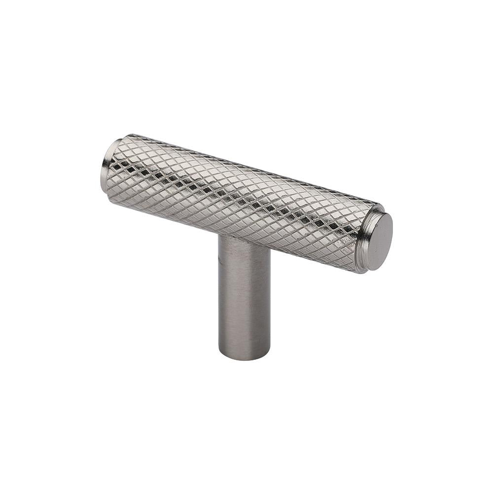 Ashley Norton MT4415 Knurled T-Bar Cabinet Knob in Satin Nickel