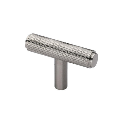 Ashley Norton MT4415 Knurled T-Bar Cabinet Knob in Satin Nickel