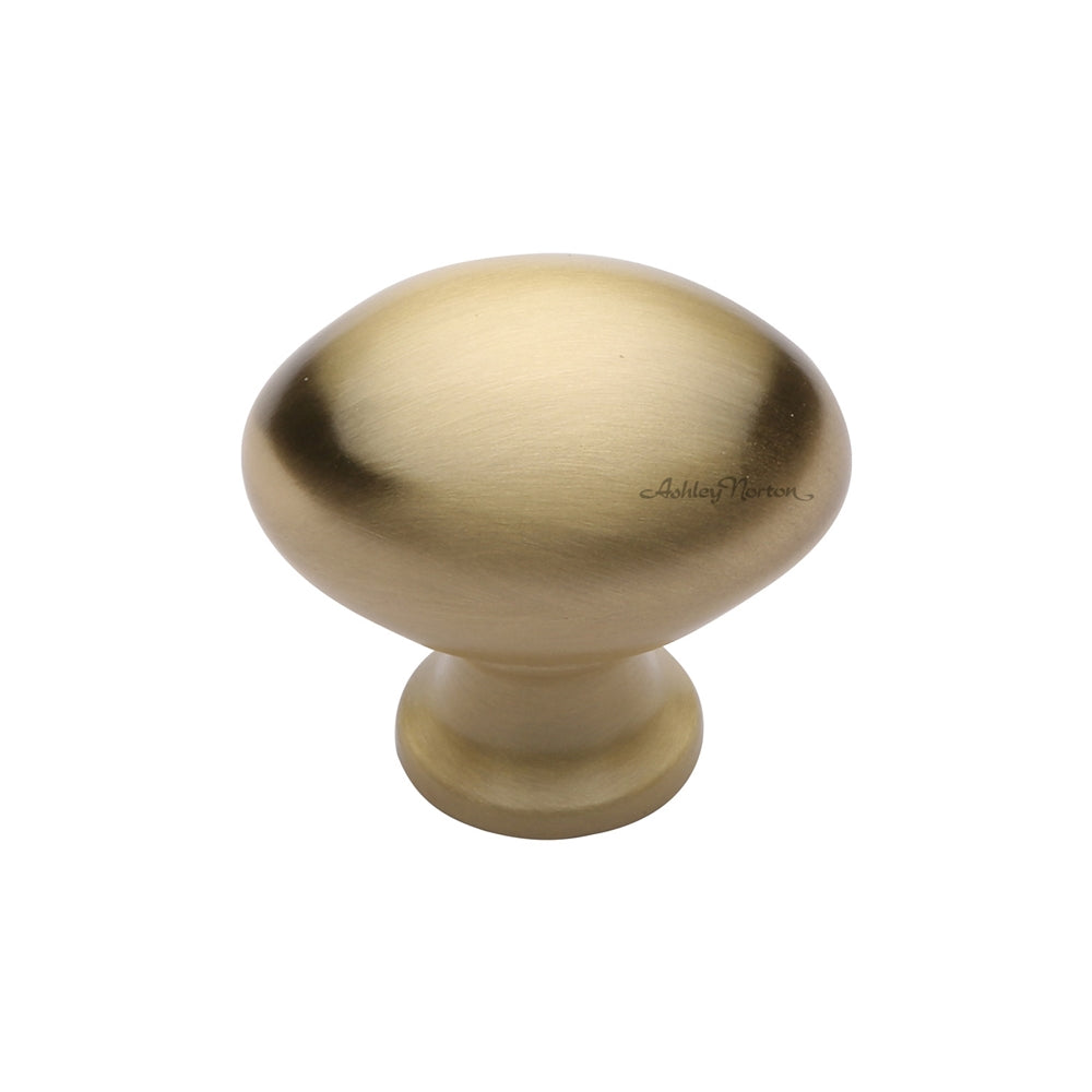 Ashley Norton MT0118 Egg Knob in Satin Brass