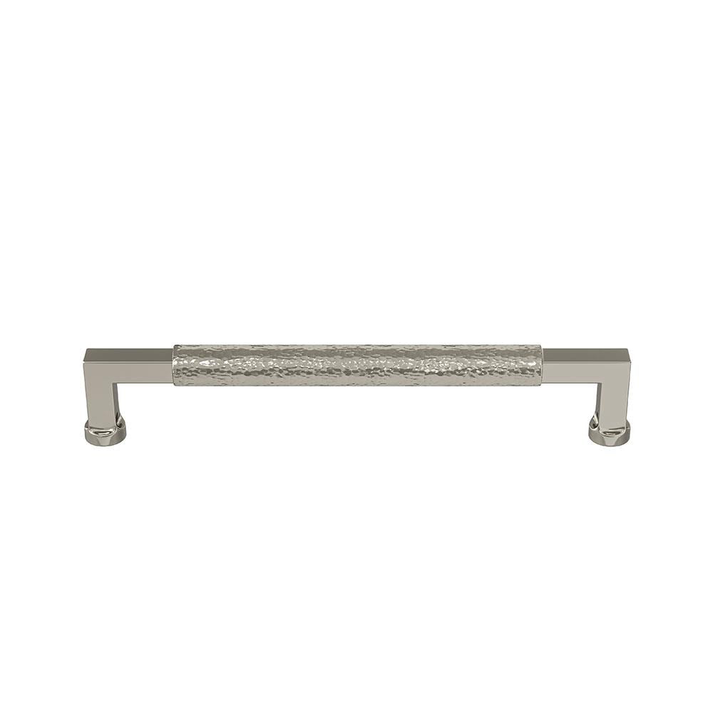 Ashley Norton V1317 Hammered Bauhaus Appliance Pull in Polished Nickel