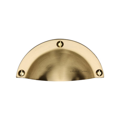 Ashley Norton MT1700 Fenland Cup Pull in Satin Brass