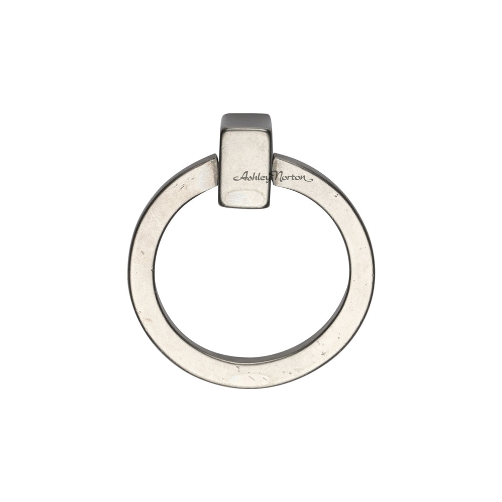 Ashley Norton 6361 Round Drop Pull in White Bronze