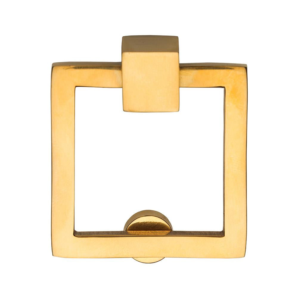 Ashley Norton MT6311 Square Drop Pull in Unlacquered Brass